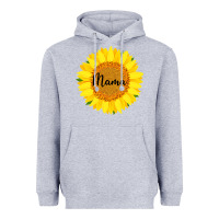 Heather Grey Sunflower Mama Heavyweight Hoodie - Bettercallsaul