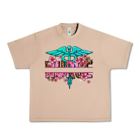 Burro floral nurse preview Urban Heavy Tee - AdoDesignShop