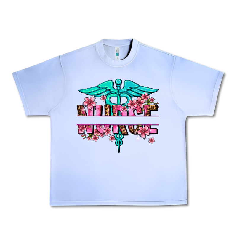 Floral Nurse Preview Urban Heavy Tee by AdoDesignShop | Teevron