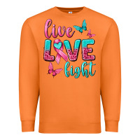 Carrot live love fight breast cancer Premium Sweatshirt - texasbilliewilder