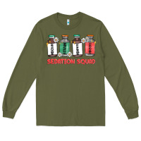 Army Green sedation squad Long Sleeve Tee - MaliasSmallBusiness