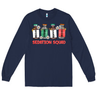 Navy sedation squad Long Sleeve Tee - MaliasSmallBusiness