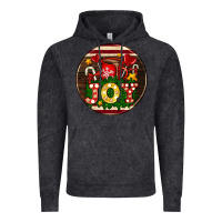 Vintage Black Christmas joy and hot chocolate Vintage Hoodie - AdoDesignShop