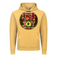 Vintage Mustard Christmas joy and hot chocolate Vintage Hoodie - AdoDesignShop