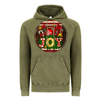 Vintage Olive Christmas joy and hot chocolate Vintage Hoodie - AdoDesignShop