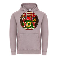 Vintage Zinc Christmas joy and hot chocolate Vintage Hoodie - AdoDesignShop