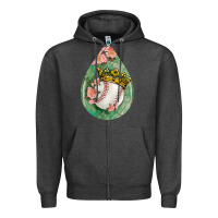 Charcoal Heather baseball and western roses teardrop  6 Zipper Hoodie - BundleAndBundleShop