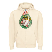 Sandshell baseball and western roses teardrop  6 Zipper Hoodie - BundleAndBundleShop