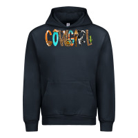 Navy Cowgirl Min Urban Hoodie - CowCowDesign