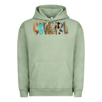 Pigment Oil Green Cowgirl Min Urban Hoodie - CowCowDesign