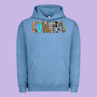 Cowgirl Min Urban Hoodie Designed By Cowcowdesign