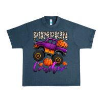 Midnight Navy pumpkin crusher monster truck Urban Heavy Tee - Jasminsmagicworld