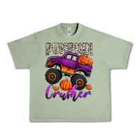 Oil Green pumpkin crusher monster truck Urban Heavy Tee - Jasminsmagicworld