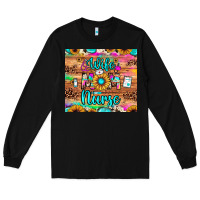 Black wife mom nurse Long Sleeve Tee - JahusDesignShop