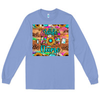 Colony Blue wife mom nurse Long Sleeve Tee - JahusDesignShop