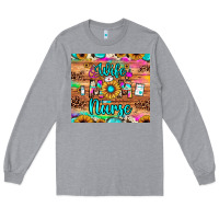 Heather Grey wife mom nurse Long Sleeve Tee - JahusDesignShop