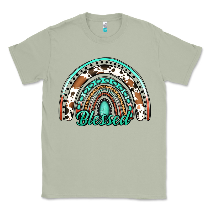 Blessed Western Rainbow Classic Tee by Jasminsmagicworld | Teevron