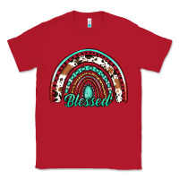Red blessed western rainbow Classic Tee - Jasminsmagicworld