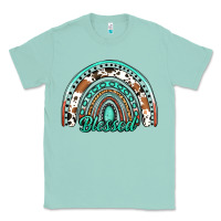 Seafoam blessed western rainbow Classic Tee - Jasminsmagicworld