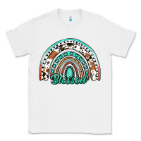 White blessed western rainbow Classic Tee - Jasminsmagicworld