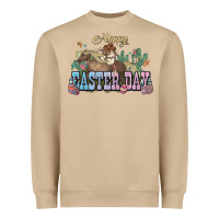 Mushroom Happy Easter Day Rodeo Heavyweight Sweatshirt - NancyCooperArtShop