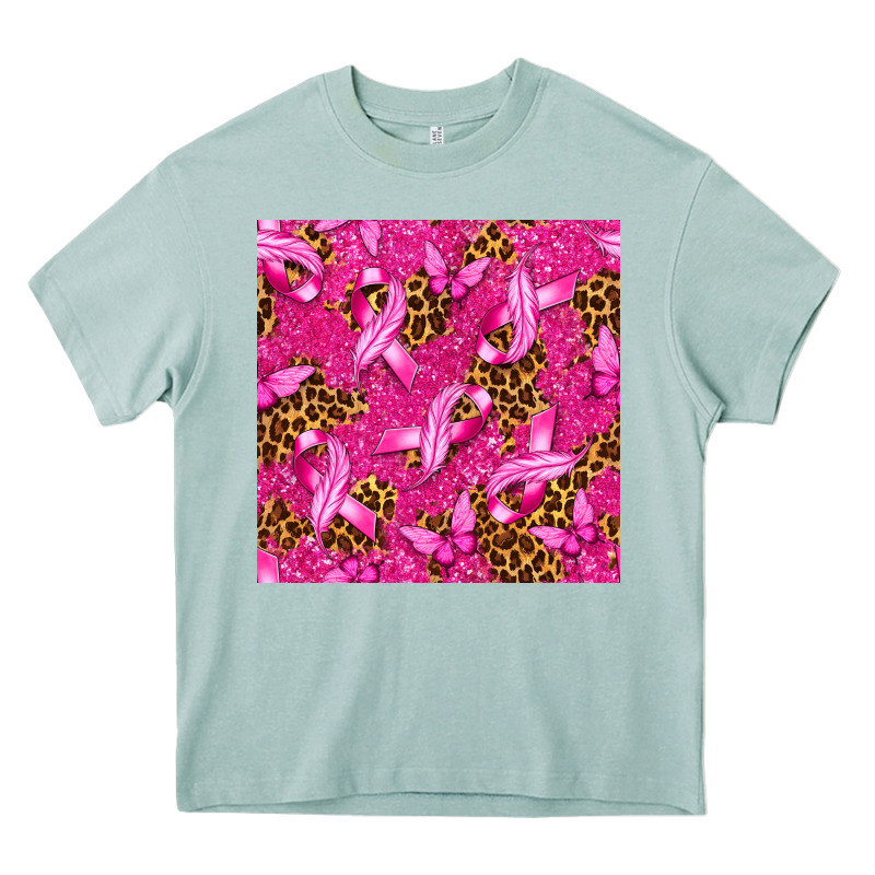 Breast Cancer With Ribbon And Butterfly Heavy Core Tee by texasbilliewilder | Teevron