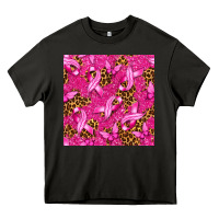 Asphalt Breast Cancer with Ribbon and Butterfly Heavy Core Tee - texasbilliewilder