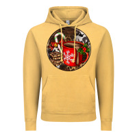 Vintage Mustard Christmas hot chocolate and chocolate Vintage Hoodie - AdoDesignShop