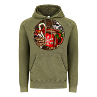 Vintage Olive Christmas hot chocolate and chocolate Vintage Hoodie - AdoDesignShop