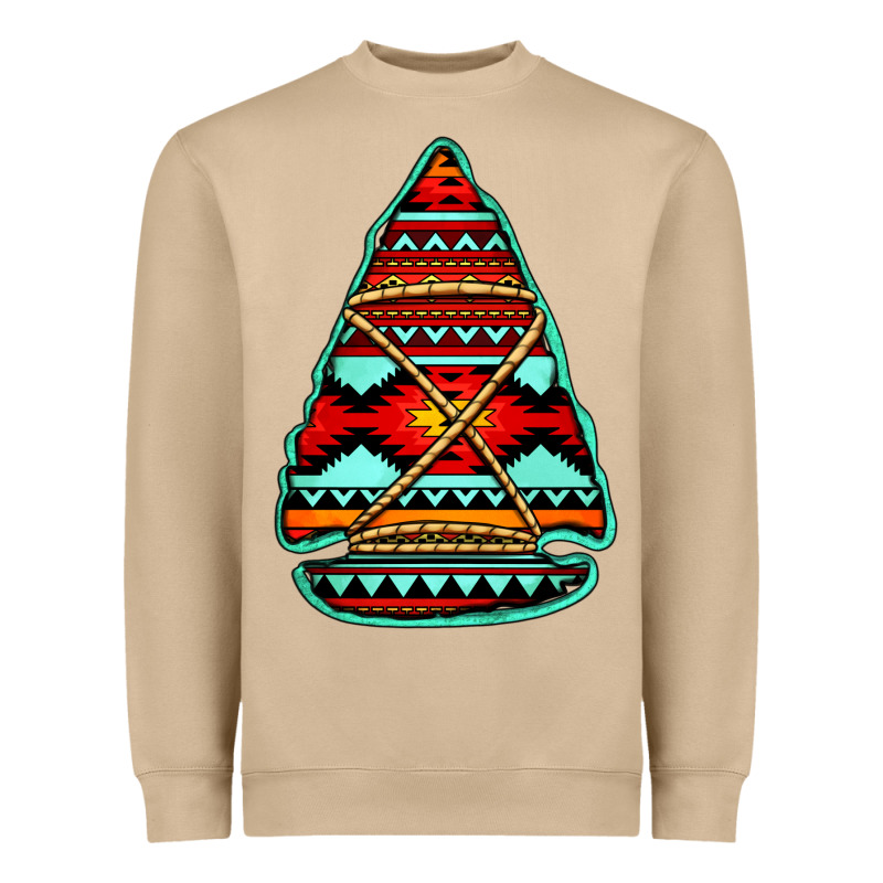 Aztec Arrowhead Heavyweight Sweatshirt by Jasminsmagicworld | Teevron