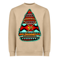 Mushroom aztec arrowhead Heavyweight Sweatshirt - Jasminsmagicworld