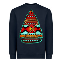 Navy aztec arrowhead Heavyweight Sweatshirt - Jasminsmagicworld