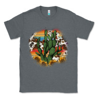Charcoal Heather cowhide aztec sunflowers cactus Classic Tee - AdoDesignShop