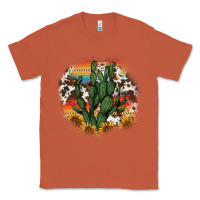 Copper cowhide aztec sunflowers cactus Classic Tee - AdoDesignShop