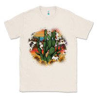 Natural cowhide aztec sunflowers cactus Classic Tee - AdoDesignShop
