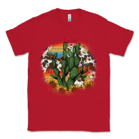 Red cowhide aztec sunflowers cactus Classic Tee - AdoDesignShop