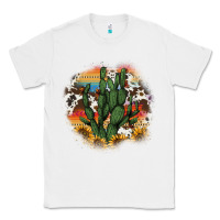 White cowhide aztec sunflowers cactus Classic Tee - AdoDesignShop