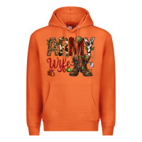 Carrot Christmas Army wife Premium Hoodie - NancyCooperArtShop