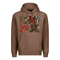 Chestnut Christmas Army wife Premium Hoodie - NancyCooperArtShop