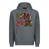 Rock Christmas Army wife Premium Hoodie - NancyCooperArtShop