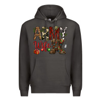 Smoke Christmas Army wife Premium Hoodie - NancyCooperArtShop