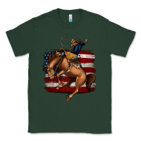 Sports Green bucking bronco Classic Tee - Jasminsmagicworld