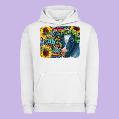 Cow Serape Just A Little Moody Urban Hoodie Designed By Cowcowdesign