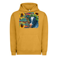 Pigment Peanut Butter Cow Serape Just a Little Moody Urban Hoodie - CowCowDesign
