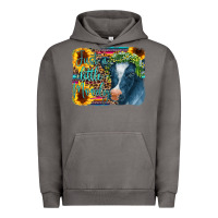 Pigment Tornado Cow Serape Just a Little Moody Urban Hoodie - CowCowDesign