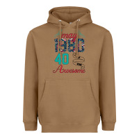 Toasted Coconut Made In May 1980 40 Years Of Being Awesome Heavyweight Hoodie - Bettercallsaul