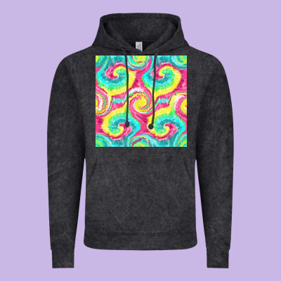 Tie Dye Seamless Pattern Vintage Hoodie Designed By Bundleandbundleshop