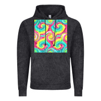 Vintage Black Tie Dye Seamless Pattern Vintage Hoodie - BundleAndBundleShop