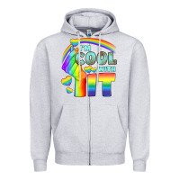 Heather Grey Lgbtq İ'm Cool With İt Zipper Hoodie - BundleAndBundleShop