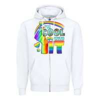 White Lgbtq İ'm Cool With İt Zipper Hoodie - BundleAndBundleShop